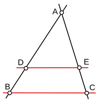 Mathe Triangle Thales