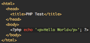 PHP Hello World